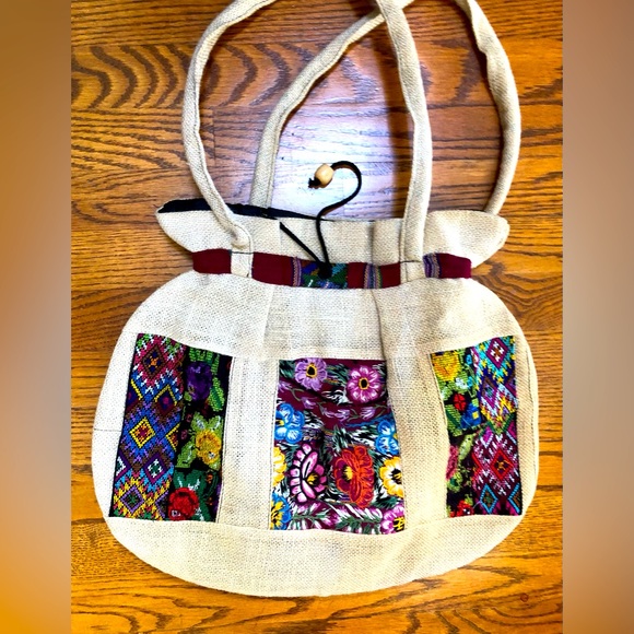Amazing Handmade Needlepoint BOHO Bag Purse